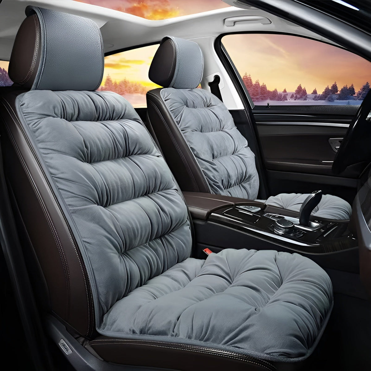 Chauffeuse en tissu doux rembourré pour canapé modulable - KOK