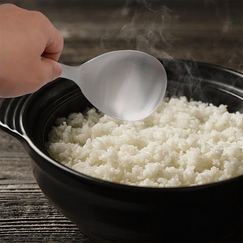 Globetrek° RiceSpoon - Anti-adhérent Acier Inoxydable Cuillère à Servir le Riz