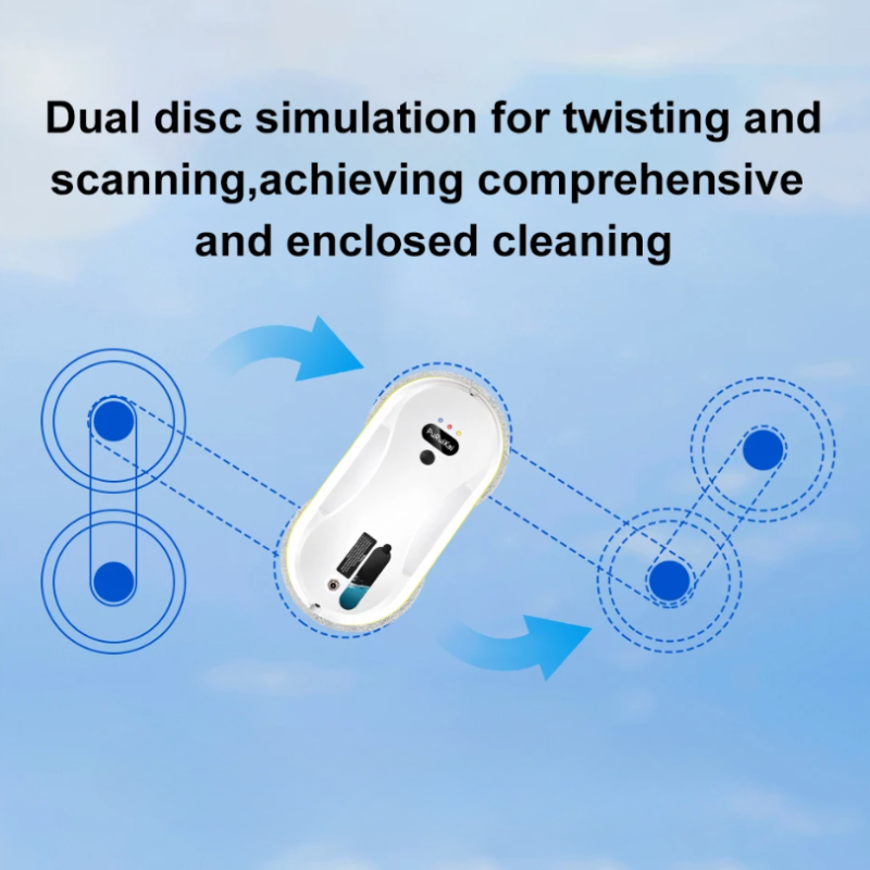 Cleaner Pro° CleaningBot: Intelligent Nettoyage Robot Avec Pulvérisation Et Sécurité Capteur
