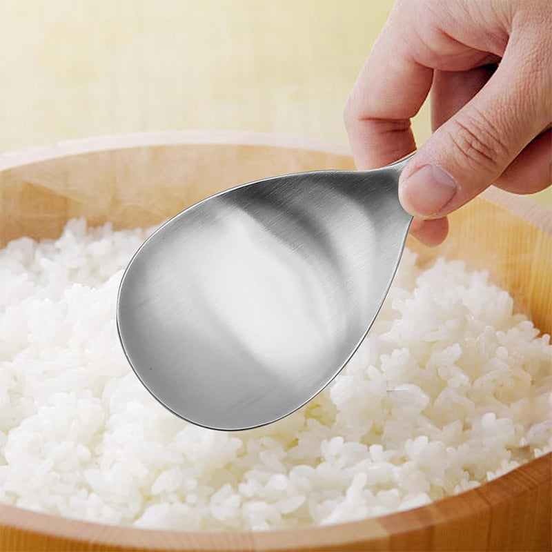 Globetrek° RiceSpoon - Anti-adhérent Acier Inoxydable Cuillère à Servir le Riz