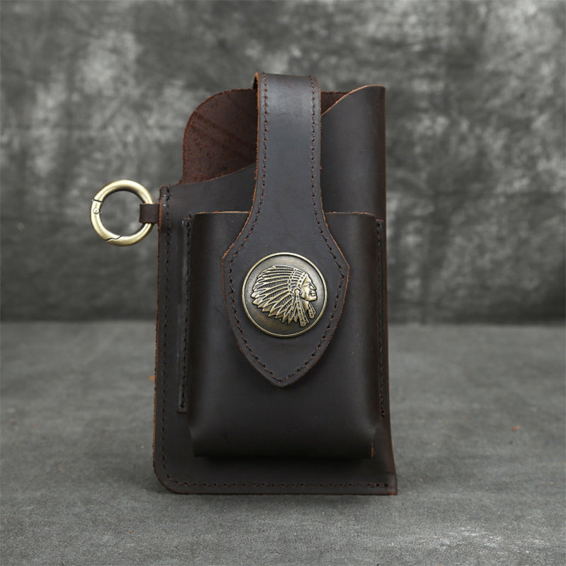 Icone™ BeltPouch: Multi-Usage Cuir Style Vintage Ceinture Pochette