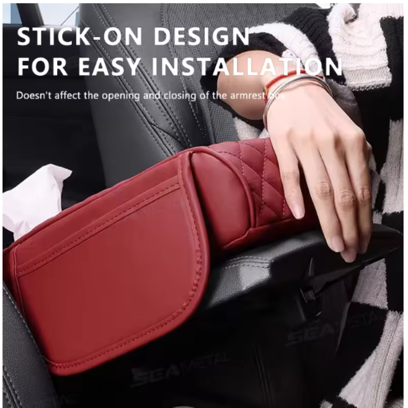 ArmrestCover: Housse Universelle D’Accoudoir De Voiture Soutien Et Poches De Rangement