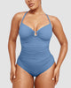 Icone™ ShapingSwimsuit: Élégant Bretelles Croisées Dans Le Dos Moulant Maillot De Bain