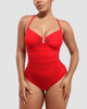 Icone™ ShapingSwimsuit: Élégant Bretelles Croisées Dans Le Dos Moulant Maillot De Bain