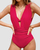 Icone™ HalterSwimsuit: Col En V Halter Bretelle Sculptante Taille Maillot De Bain