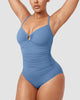 Icone™ ShapingSwimsuit: Élégant Bretelles Croisées Dans Le Dos Moulant Maillot De Bain