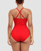 Icone™ ShapingSwimsuit: Élégant Bretelles Croisées Dans Le Dos Moulant Maillot De Bain