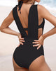 Icone™ HalterSwimsuit: Col En V Halter Bretelle Sculptante Taille Maillot De Bain