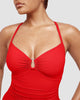 Icone™ ShapingSwimsuit: Élégant Bretelles Croisées Dans Le Dos Moulant Maillot De Bain