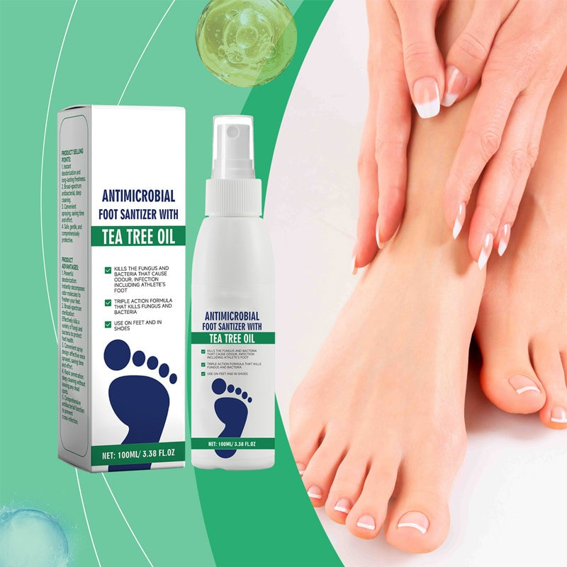 FootCare 1+1 GRATUIT: Antimicrobien Hydratation En Profondeur Soin Des Pieds Spray