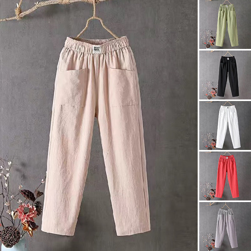 Icone™ LoosePants: Pantalon Taille Haute Ample Et Décontracté Pour Tous Les Jours