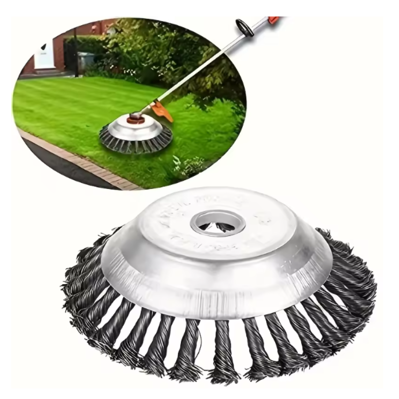 CutterHead: Robuste Fil D'acier Désherbe Coupe 20cm Brosse Tête Ensemble