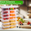 Globetrek° FoodContainer: Conteneur De Stockage Alimentaire A Duale Compartiment