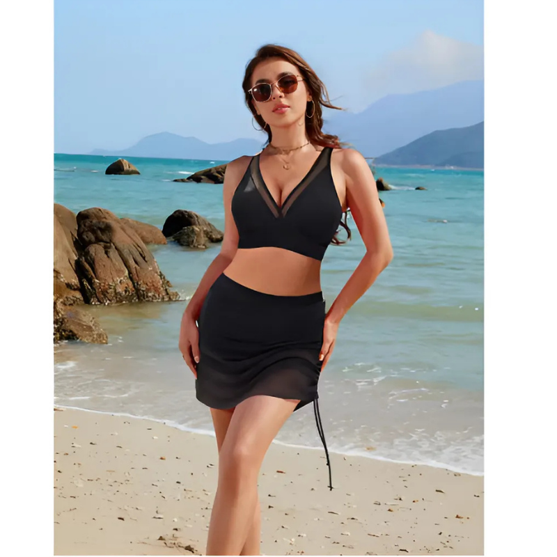 Icone™ BikiniSet: De Maillots De Bain En Maille Confortables Et Elégants Ensemble 2 Pièces