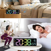 Globetrek° DigitalClock: Grand LED-Ecran Affichage Horloge Numérique