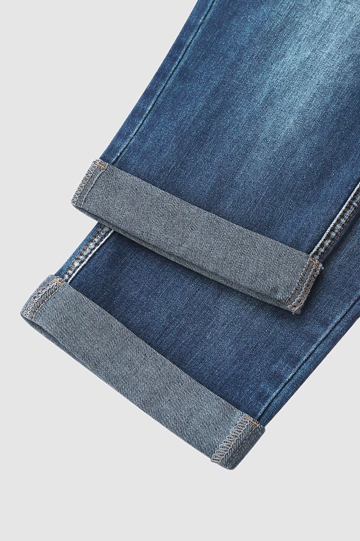 Icone™ KneeDenim: Pantalon En Denim Extensible Stylé Longueur Genou