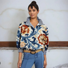 Icone™ FormalBlouse: Stylée Manche Longue, Unique Imprimer Blouse Formelle