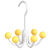 GlideHold® HangerHooks: Pivotant À 360° 6 Claw Crochets Organisateur De Placard Cintre