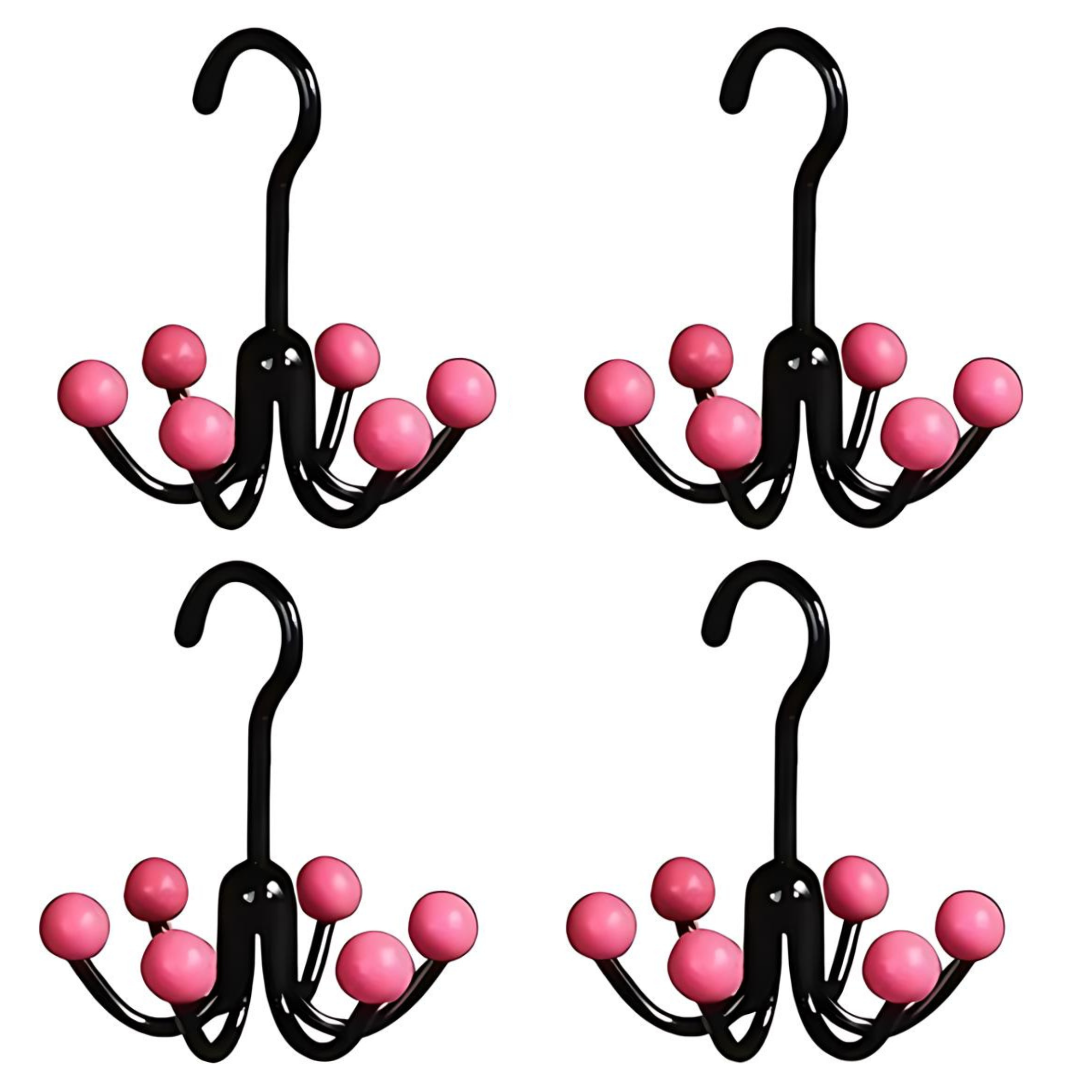 GlideHold® HangerHooks: Pivotant À 360° 6 Claw Crochets Organisateur De Placard Cintre