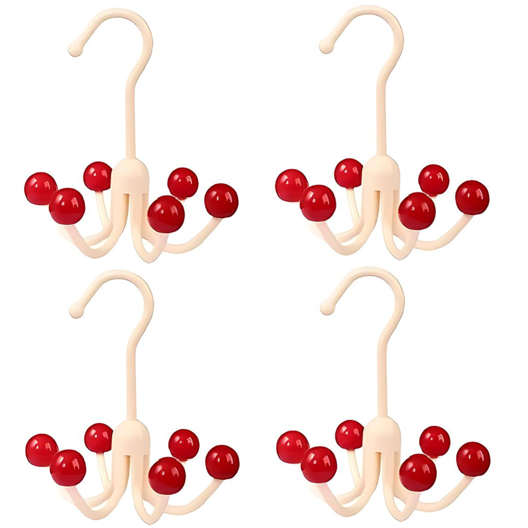 GlideHold® HangerHooks: Pivotant À 360° 6 Claw Crochets Organisateur De Placard Cintre