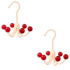 GlideHold® HangerHooks: Pivotant À 360° 6 Claw Crochets Organisateur De Placard Cintre