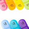 PillOrganizer 1+1 GRATUIT : Organisateur De Pilules Portable Rangement De Médicaments Quotidien Et Hebdomadaire