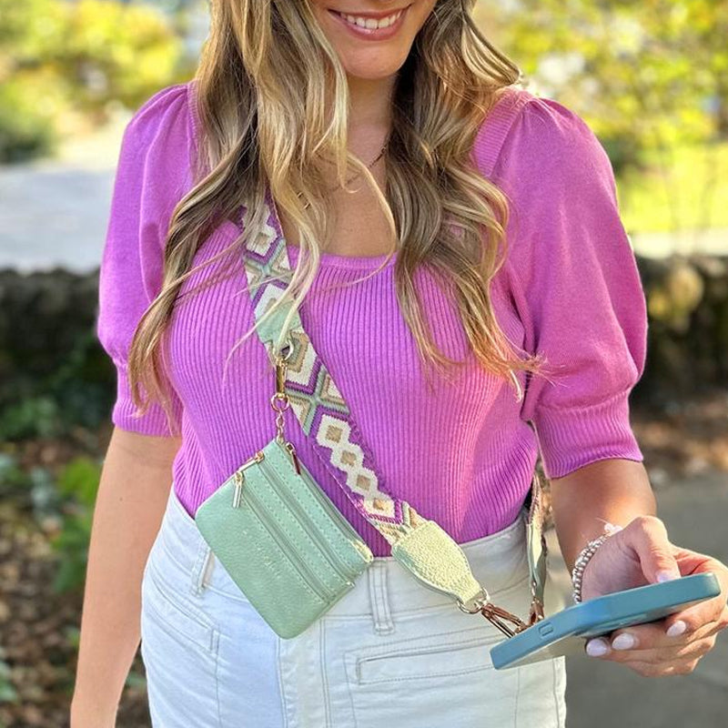 Icone™ PhoneStrap: Sangle En Bandoulière Réglable Pour Téléphone Avec Pochette