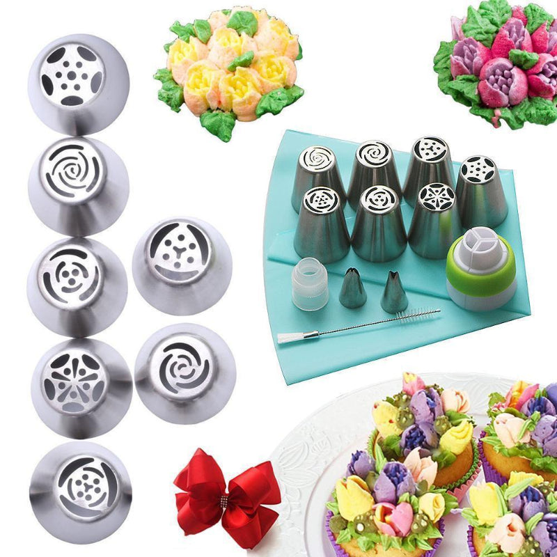 Globetrek° PipingTip: Acier Inoxydable Gâteau Et Pâtisserie Décoration Piping Conseil Ensemble
