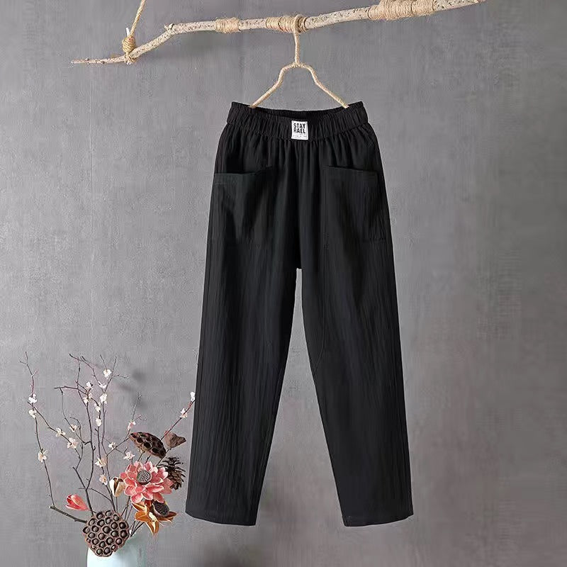 Icone™ LoosePants: Pantalon Taille Haute Ample Et Décontracté Pour Tous Les Jours