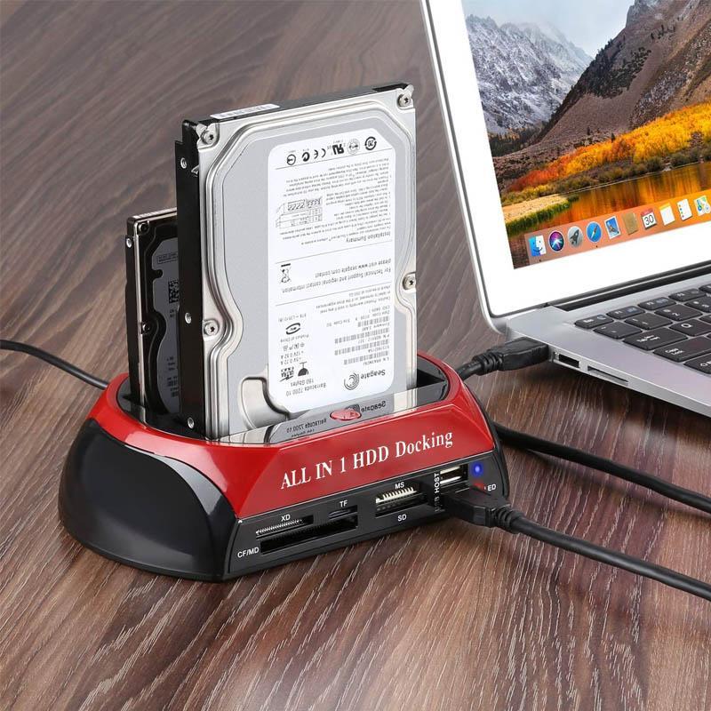 DataDock - Multifonction Disque Dur Lecteur De Carte Station D'Accueil