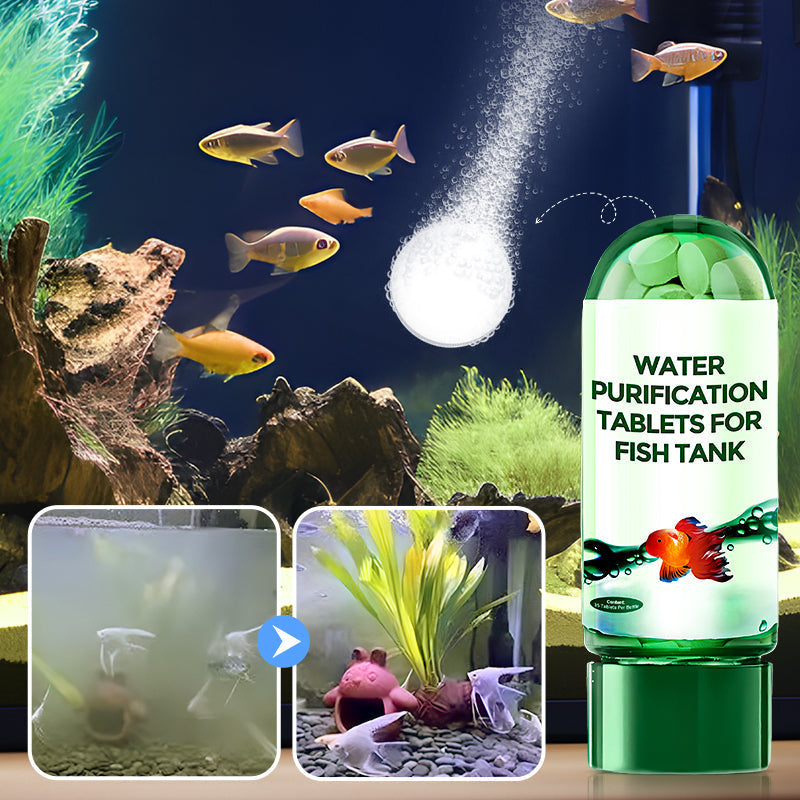 TankPurifier - Tablette Nettoyante Rapide Et Efficace Pour Aquarium