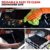 Globetrek° GrillMat – Tapis De Gril BBQ Antiadhésifs Avec Boîte Facile Découper