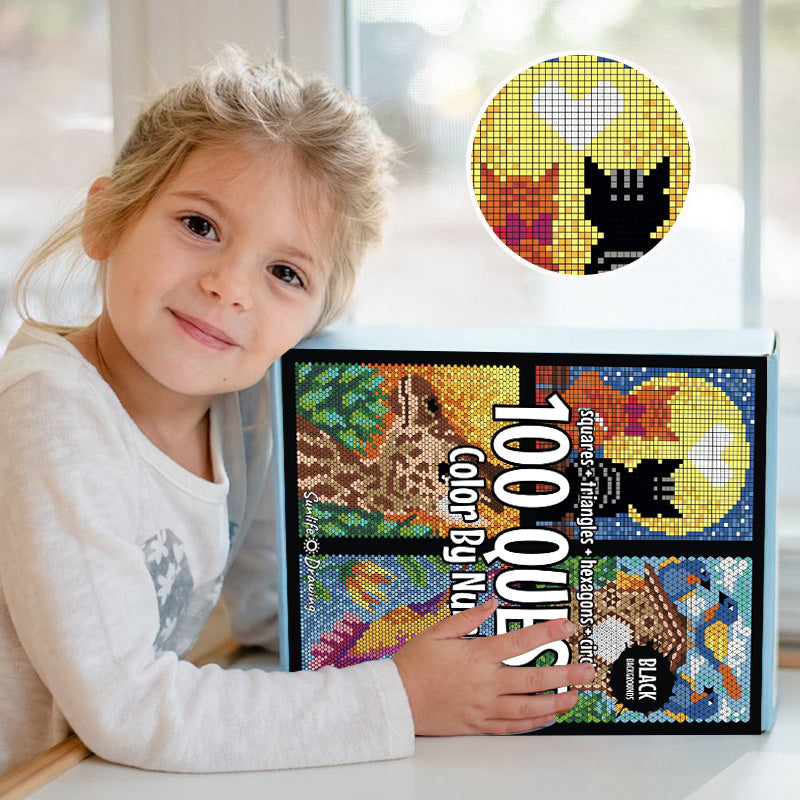 Kletshuts™ ColorQuest: 100 Quête Couleur Par Chiffres Livre De Coloriage