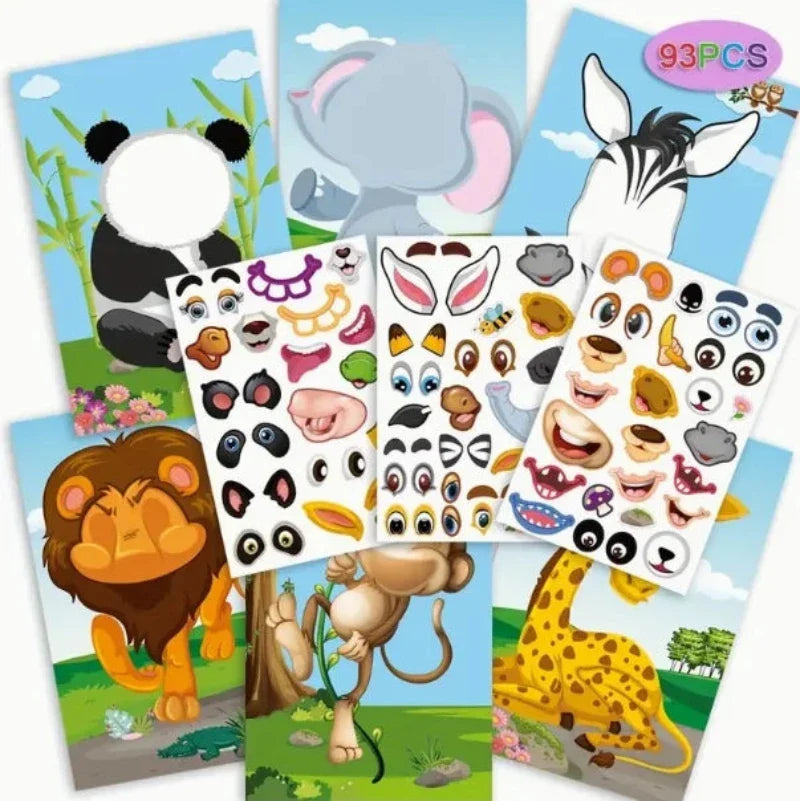 Kletshuts™ StickerBook 1+1 GRATUIT: DIY Livre D'Autocollant Artisanat Pour Garçons Et Filles