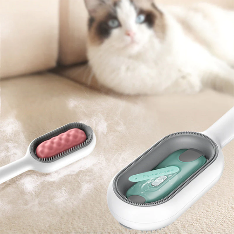 DogCatFri™ GroomingBrush 1+1 GRATUIT: Animaux Domestiques Épilateur Et Massage Brosse