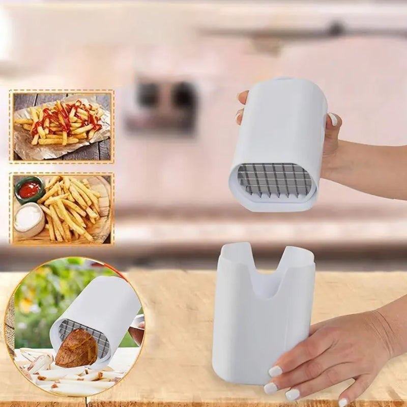 Globetrek° VeggieChopper: Acier Inoxydable Fruits Et Légumes Hachoir Multi