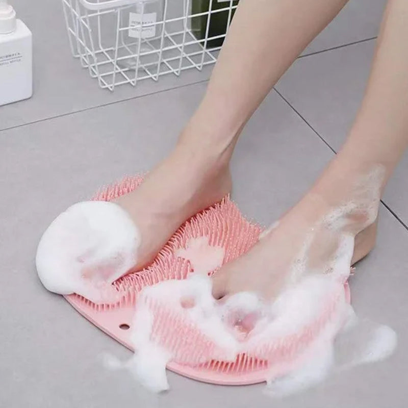 ScrubMat 1+1 GRATUIT : Tapis De Gommage De Douche Antidérapant Brosse Exfoliante Corps Entier