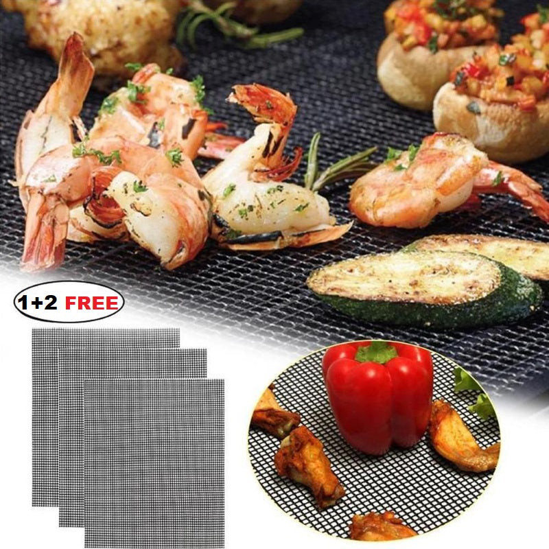 Globetrek° GrillNet: Grille De BBQ Réutilisable, Résistante A La Chaleur Et Antiadhésive Net