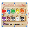 Kletshuts™ MagneticMaze - Jouet Labyrinthe De Couleurs Et De Chiffres