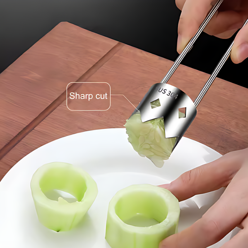 Globetrek° SeedRemover 1+1 GRATUIT: Pointu Fruit Et Légume Graine Et Trognons Enleveur