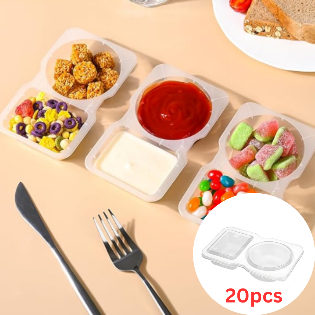 Globetrek° FoodContainer: Conteneur De Stockage Alimentaire A Duale Compartiment