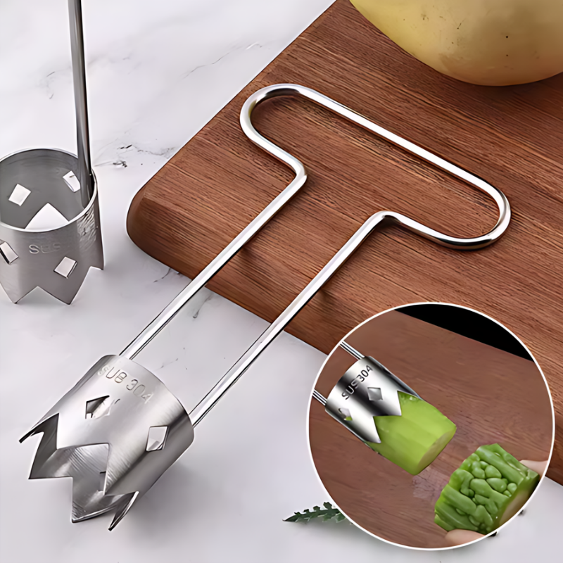 Globetrek° SeedRemover 1+1 GRATUIT: Pointu Fruit Et Légume Graine Et Trognons Enleveur