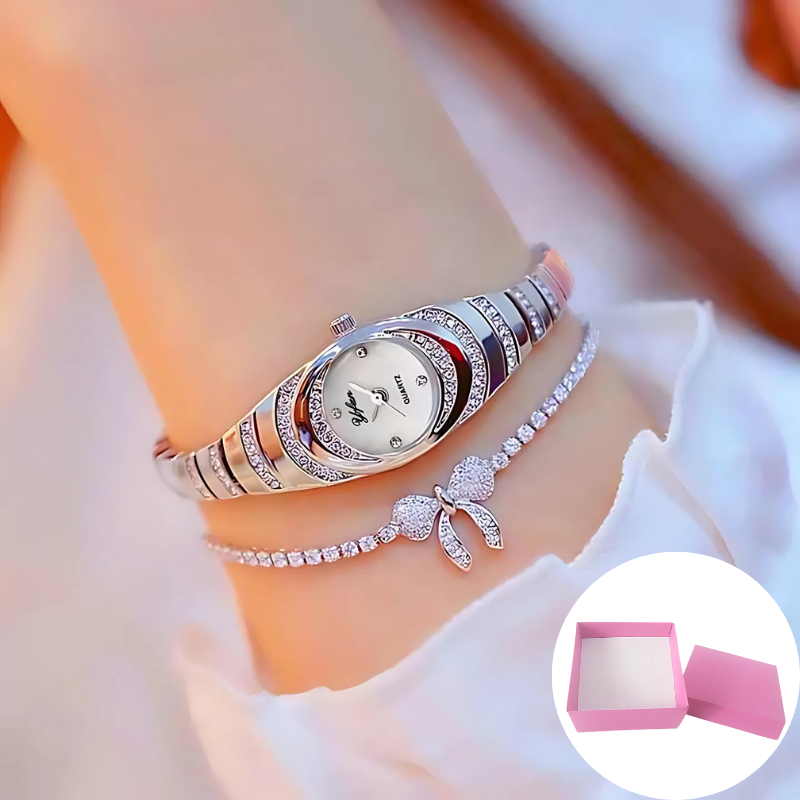 Jewelance™ ElegantWatch: Montre Moderne Élégante Femmes avec Boîte Cadeau
