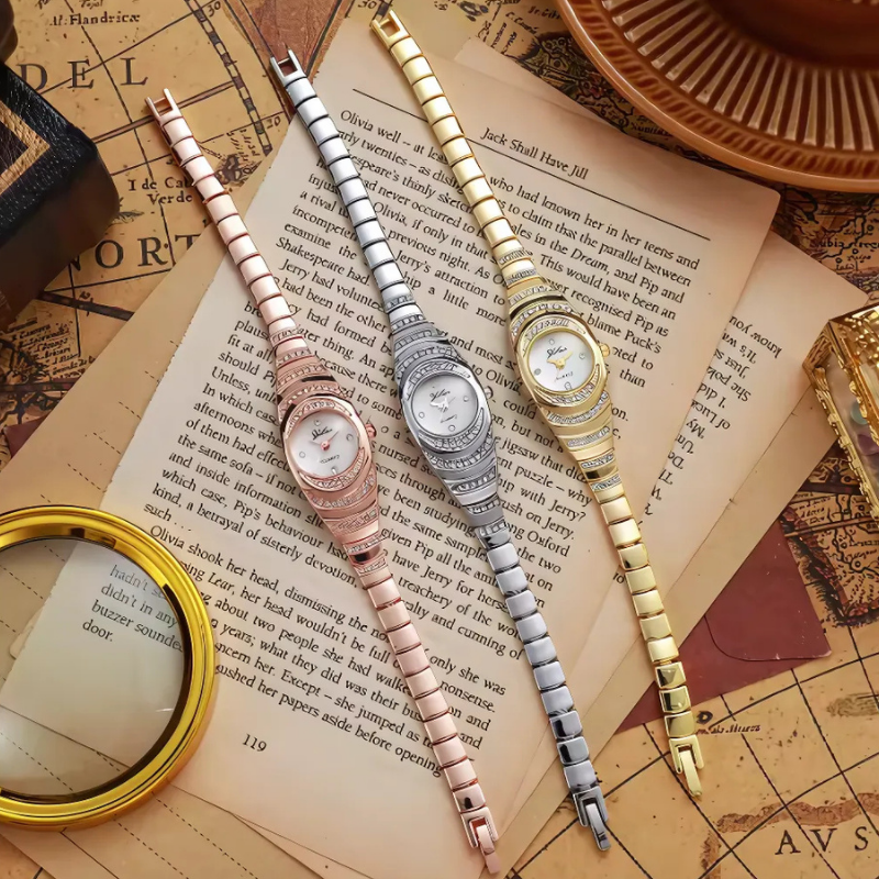Jewelance™ ElegantWatch: Montre Moderne Élégante Femmes avec Boîte Cadeau