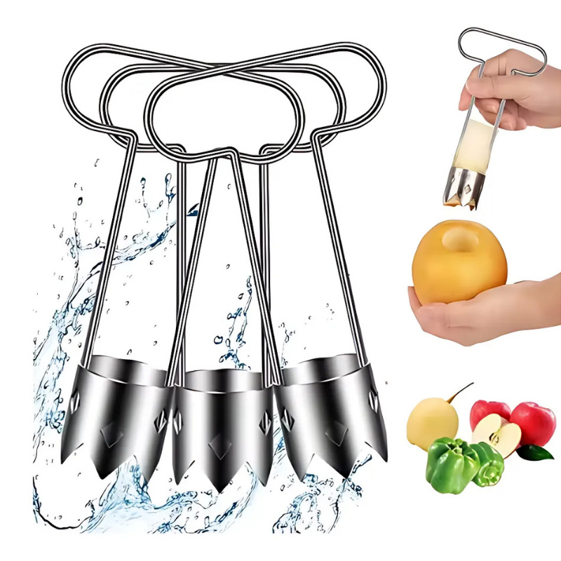 Globetrek° SeedRemover 1+1 GRATUIT: Pointu Fruit Et Légume Graine Et Trognons Enleveur