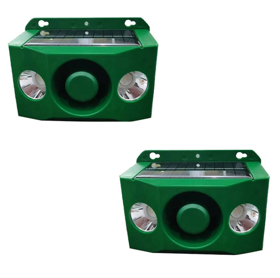 LightAlert - Répulsif Pour Animaux Lumière D'Alerte Et Son Alimentation Solaire Outil D'Avertissement
