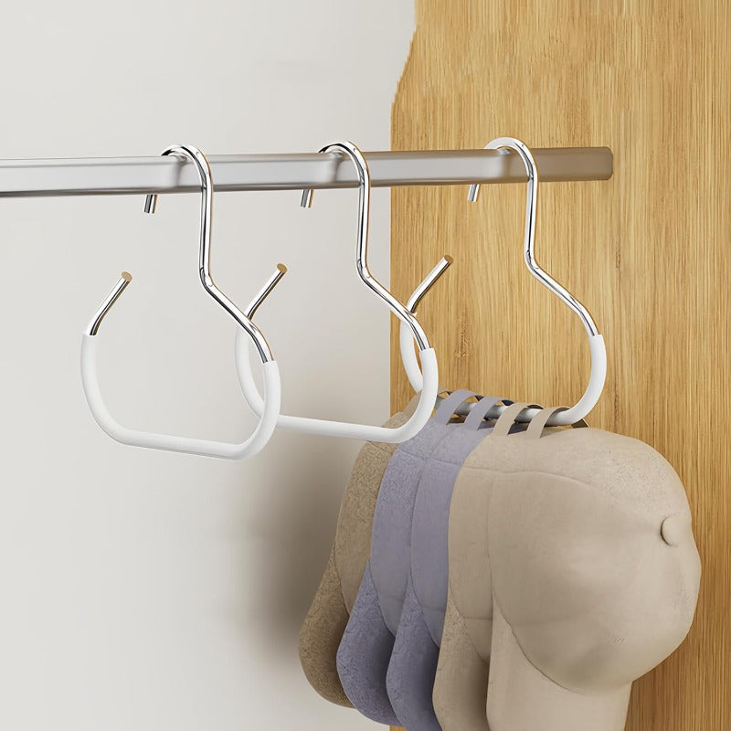 GlideHold® ClosetRing 10+10 GRATUITS : Anneau Ouvert Cintre Pour Placard Peu Encombrant