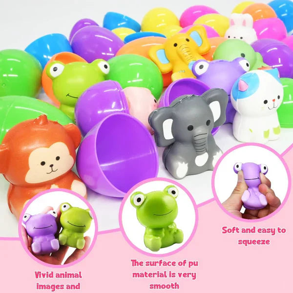Kletshuts™ EggsSuprise: Oeufs Surprise De Pâques Avec Jouets à Presser