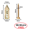 WallScrews - Haute Qualité Usage Intensif Sans Perçage Vis Muralest Et Ancrages
