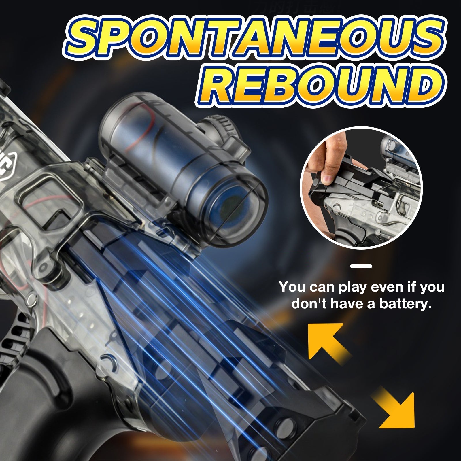 Kletshuts™ WaterGun: Longue Portée Tournage Tir Électrique Eau Pistolet